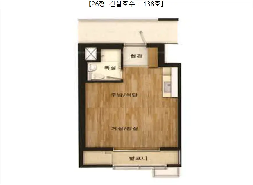 담양백동2 국민임대주택 평면도 26형 담양백동2 국민임대주택 평면도 26형