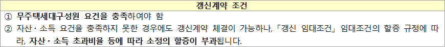 갱신계약 조건