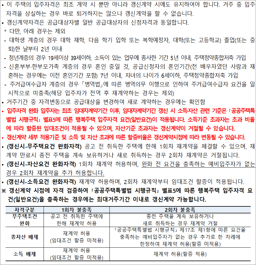 갱신계약자격 갱신계약자격