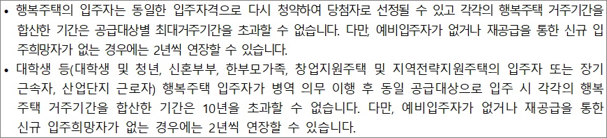 재청약 기준 재청약 기준